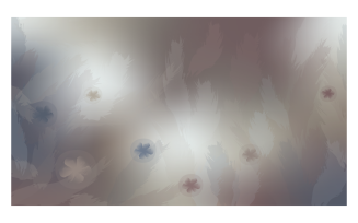 Muted Color Background Image 14400x8100px with Flowers in Bubbles