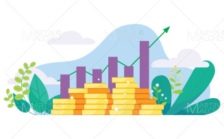 Successful Investment Concept Vector Illustration