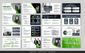 vector Annual report business powerpoint presentation slide template and business proposal
