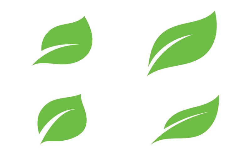 Leaf tree decoration green nature logo v4 Logo Template