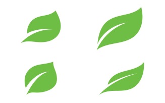 Leaf tree decoration green nature logo v4