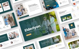Elderlyon - Nursing Home & Elderly Care PowerPoint Template