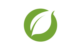 Leaf green tea nature fresh logo v30