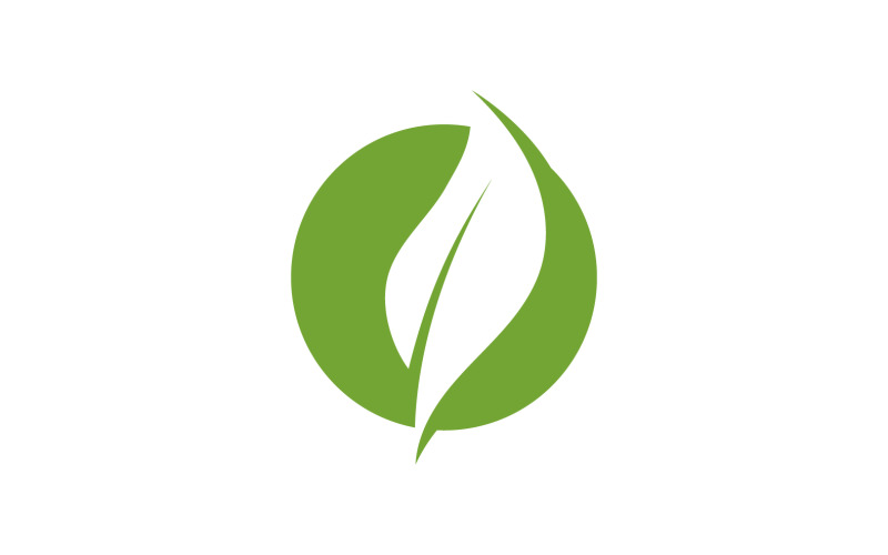 Leaf green tea nature fresh logo v32 Logo Template