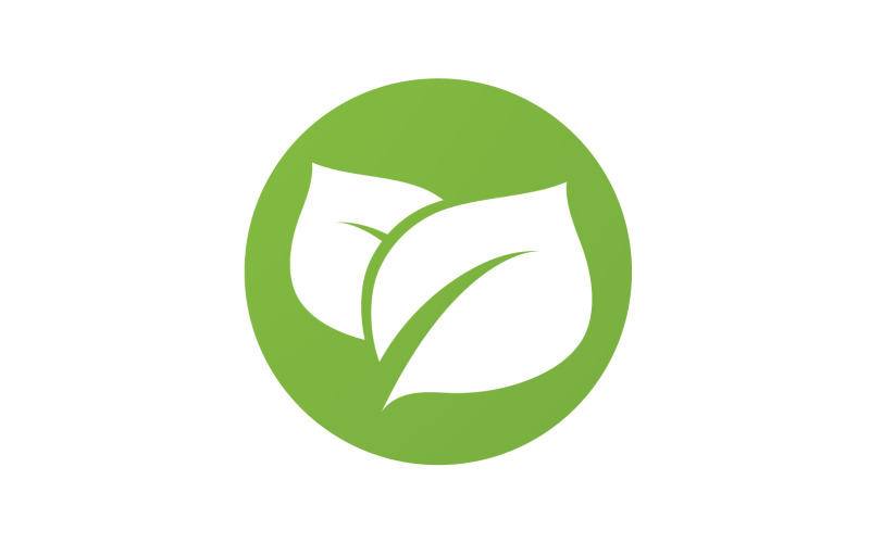 Leaf green tea nature fresh logo v47 Logo Template