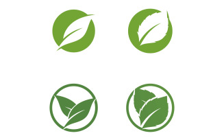 Leaf green tea nature fresh logo v61