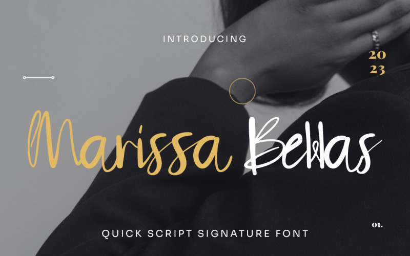 Marissa Bellas - Script Signature Font