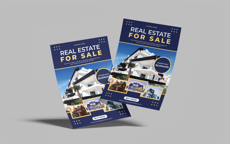 Real Estate Flyer Template 4 Corporate Identity