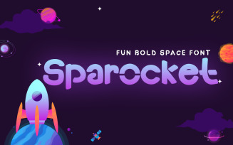 Sparocket - Adventure Space Font