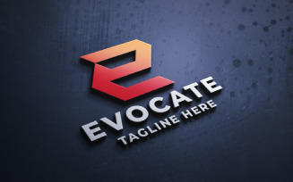 Evocate Letter E Pro Logo Template