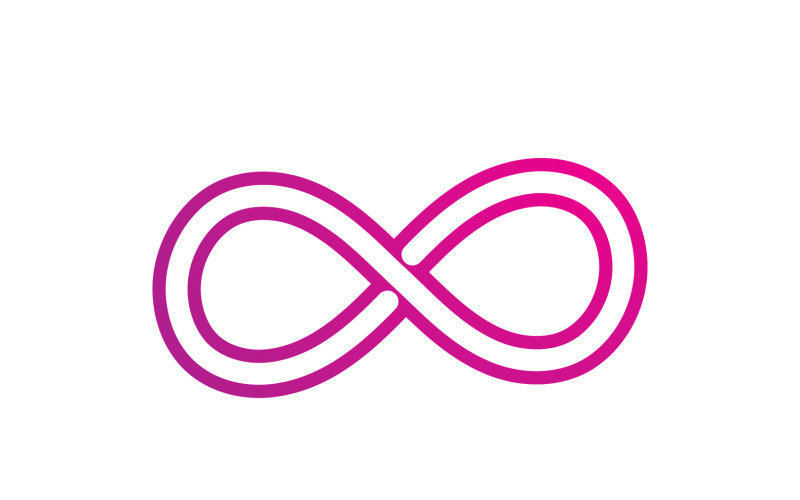 Infinity design loop logo vector v10 Logo Template