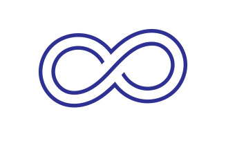 Infinity design loop logo vector v15