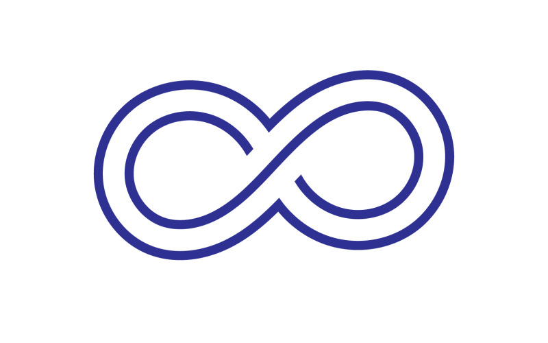 Infinity design loop logo vector v15 Logo Template
