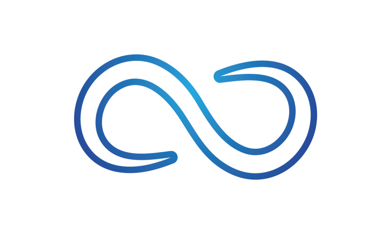 Infinity design loop logo vector v16 Logo Template