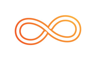 Infinity design loop logo vector v17
