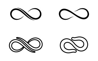 Infinity design loop logo vector v20
