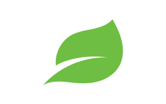 Leaf eco green tea nature fresh logo vector v1