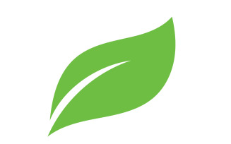 Leaf eco green tea nature fresh logo vector v2