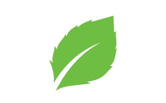 Leaf eco green tea nature fresh logo vector v4