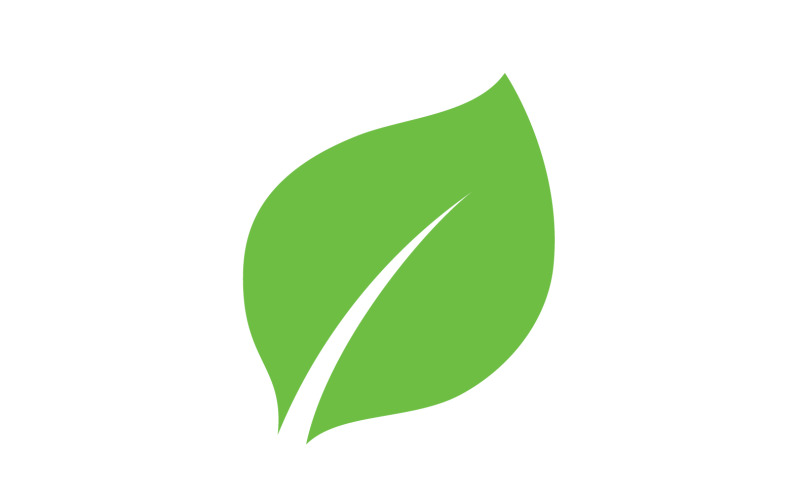Leaf eco green tea nature fresh logo vector v5 Logo Template