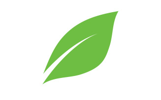 Leaf eco green tea nature fresh logo vector v7
