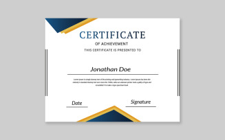 Professional Certificate template, college, diploma certificate template volume 04