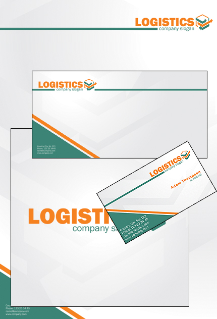 Transportation Corporate Identity Template Vector Corporate Identity preview