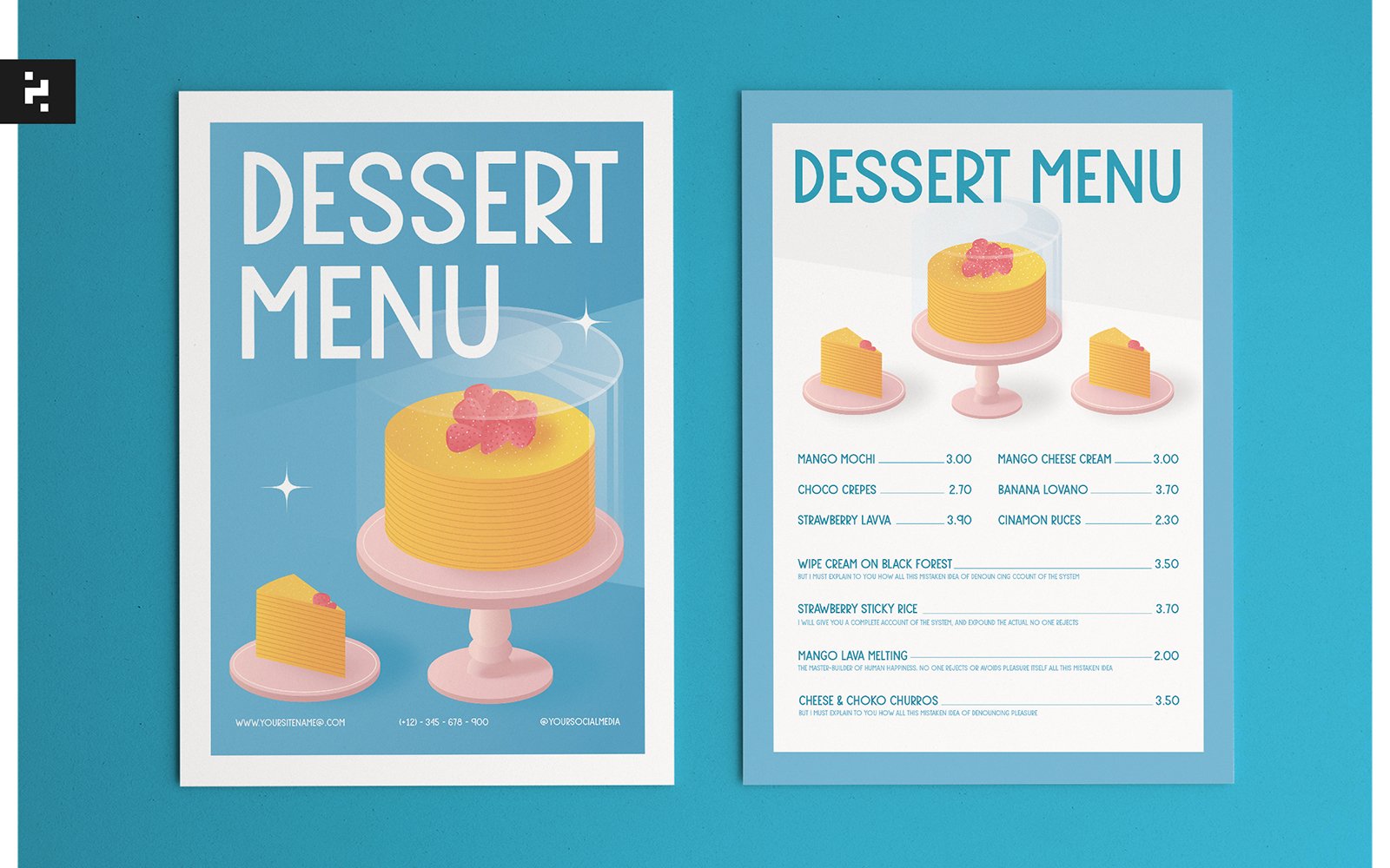 Kit Graphique #327094 Dessert Gateau Divers Modles Web - Logo template Preview