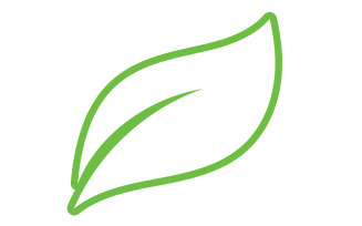 Leaf eco green tea nature fresh logo vector v18