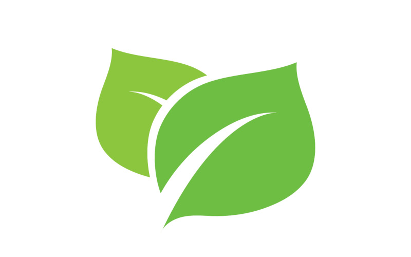 Leaf eco green tea nature fresh logo vector v41 Logo Template