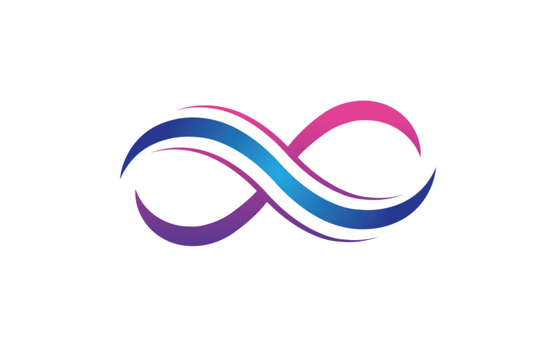 Loop design line infinity logo vector v8 Logo Template