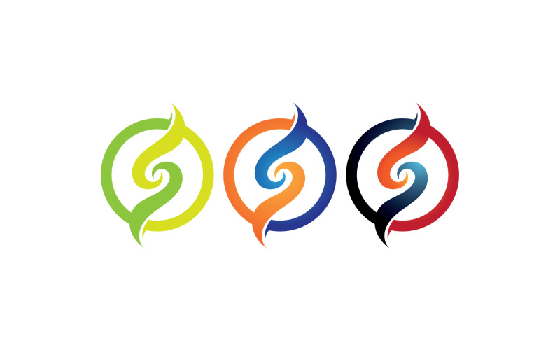 S business symbol company logo name v7 Logo Template