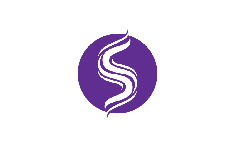 S business symbol company logo name v8 Logo Template