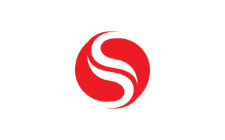Letter s business name logo design v15