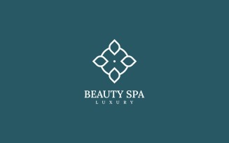 Beauty Spa Line Art Logo Design
