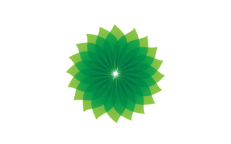 Eco leaf green nature tree element logo vector v25