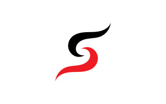 Letter s business name logo design v4