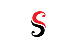 Letter s business name logo design v6