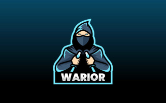 Warrior E-Sports and Sports Logo