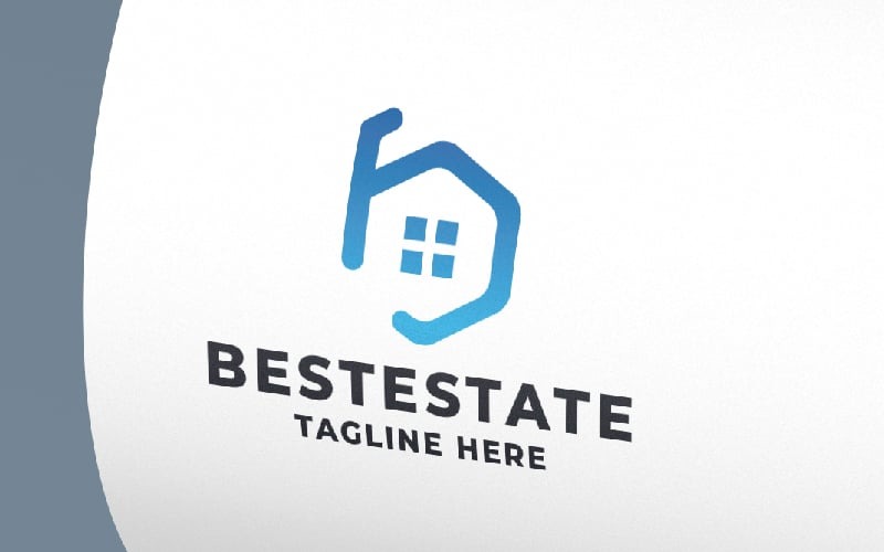 Best Real Estate Letter B Pro Logo Template