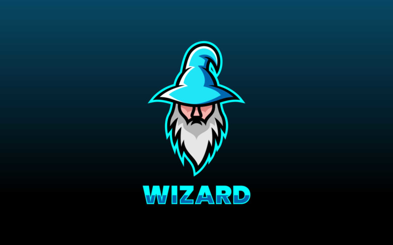 Wizard E-Sports and Sports Logo Logo Template