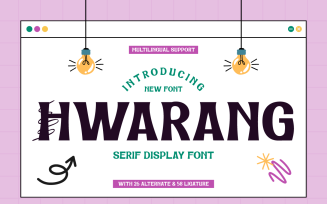 Hwarang - Serif Display Font