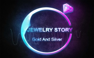 Jewelry Story Gold And Silver Logo Templates