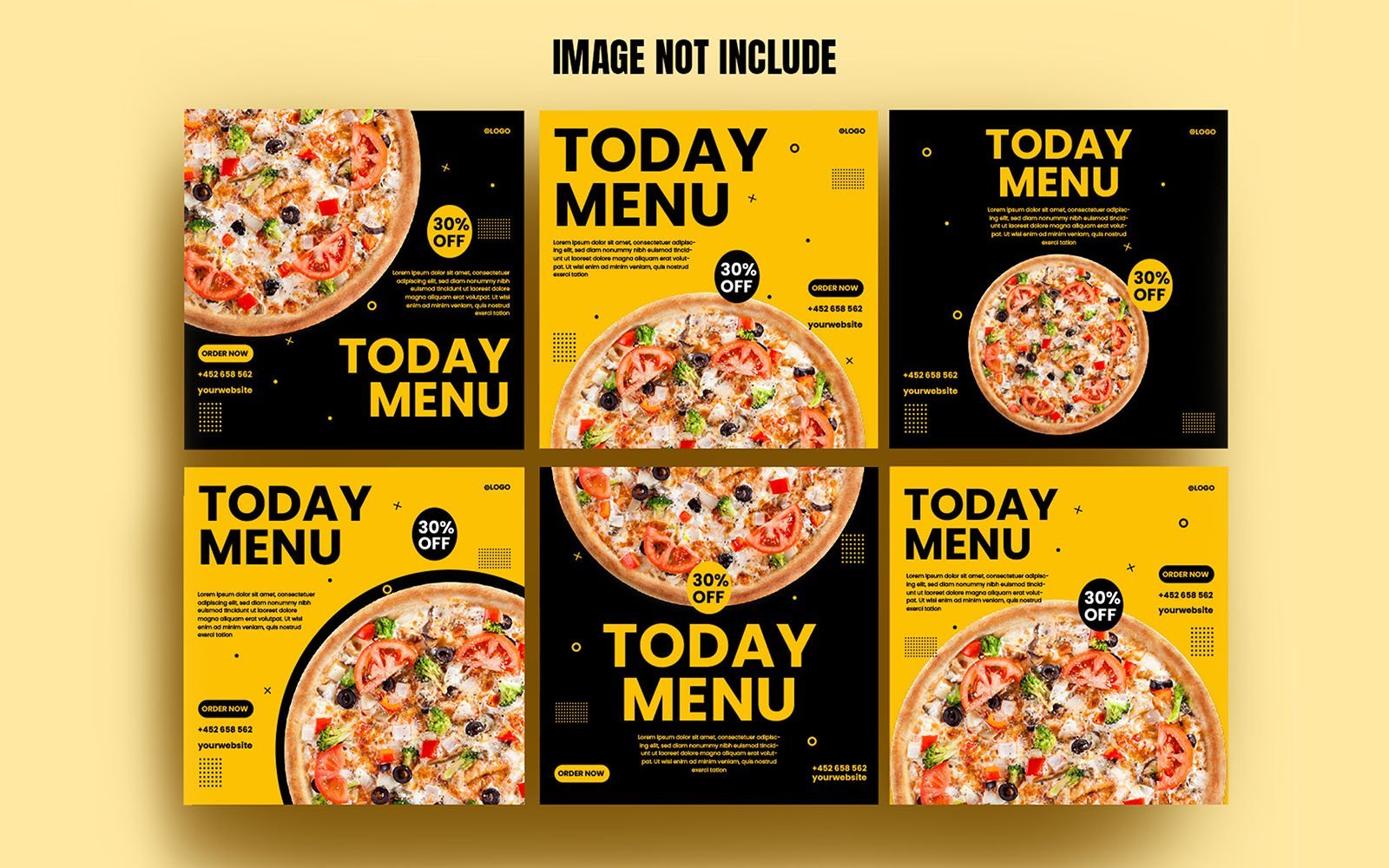 Template #327675 Food Poster Webdesign Template - Logo template Preview