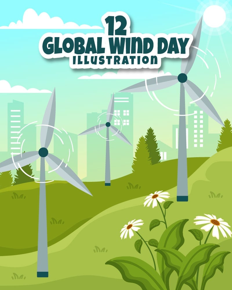 Template #327725 Wind Day Webdesign Template - Logo template Preview