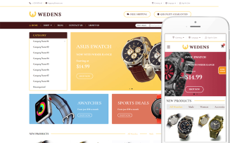 Wedens - Watch Theme WooCommerce Theme