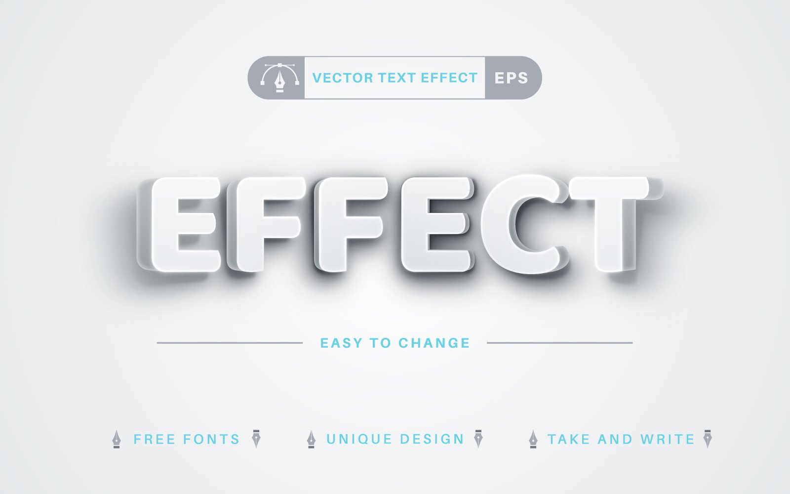 Template #327845 Effect Font Webdesign Template - Logo template Preview