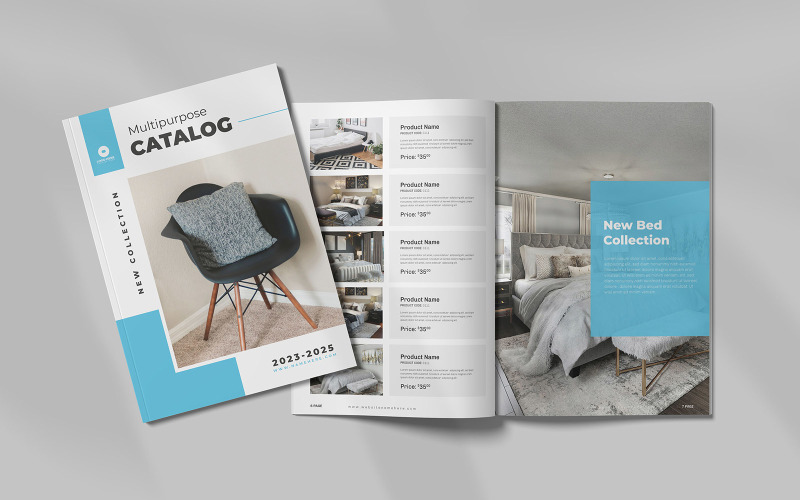 Furniture Catalog or Product catalog design Magazine Template