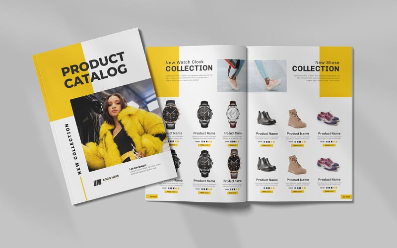 Product catalogue or Catalog design Magazine Template