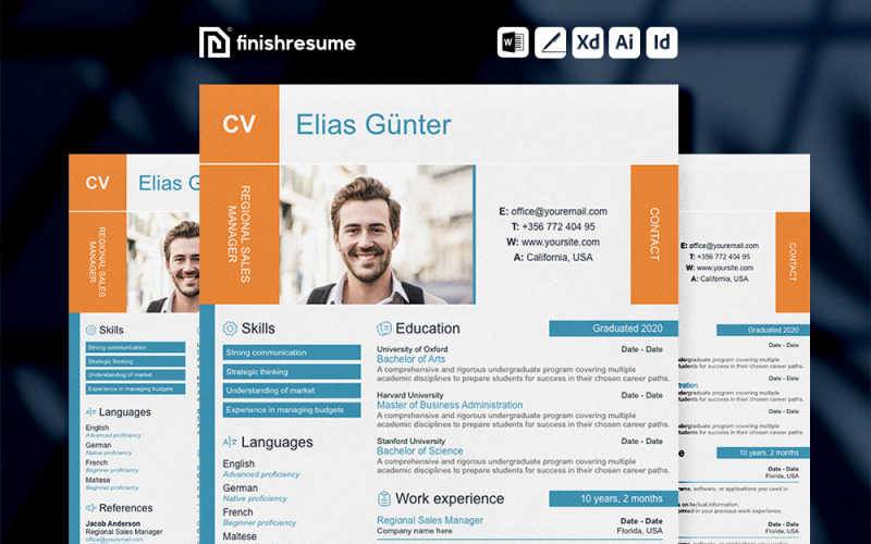 Regional sales manager resume template | Finish Resume Resume Template